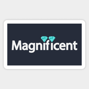 Magnificent artistic typography design Magnet